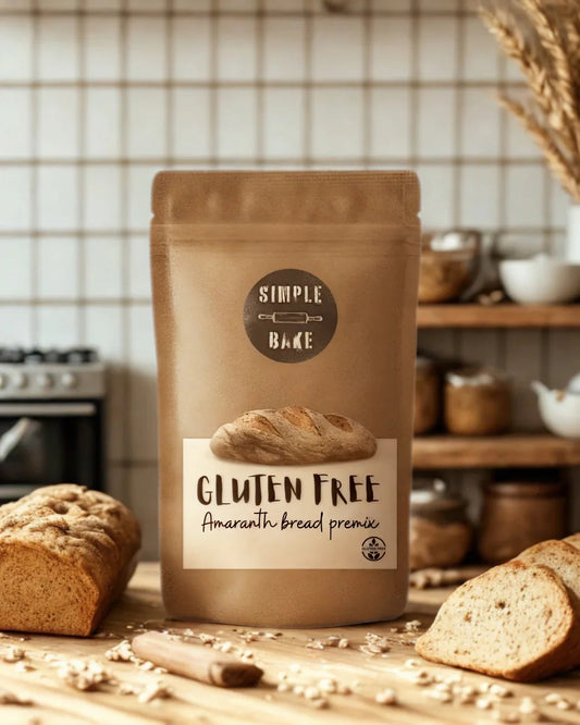Gluten-free Amaranth bread premix pouch by Simple Bake